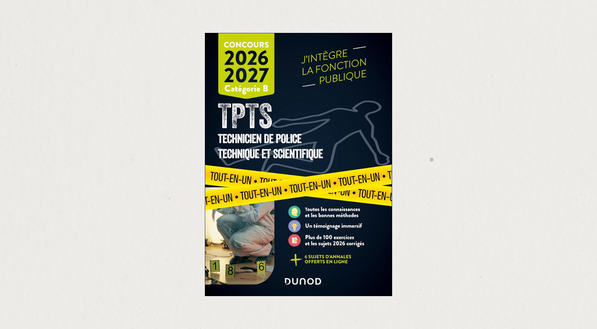 Illustration de l'article  Concours TPTS technicien de police technique et scientifique 2026-2027 